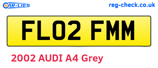 FL02FMM are the vehicle registration plates.