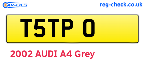 T5TPO are the vehicle registration plates.