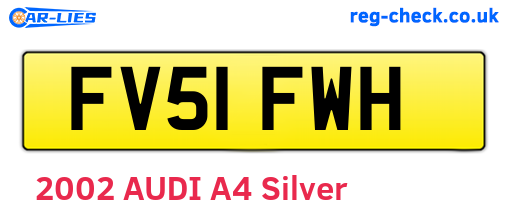FV51FWH are the vehicle registration plates.