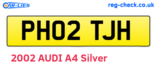 PH02TJH are the vehicle registration plates.