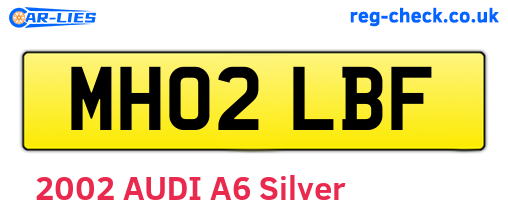 MH02LBF are the vehicle registration plates.