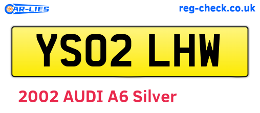 YS02LHW are the vehicle registration plates.