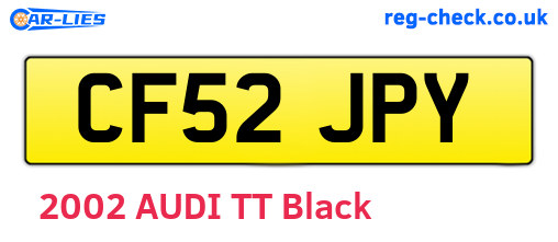 CF52JPY are the vehicle registration plates.