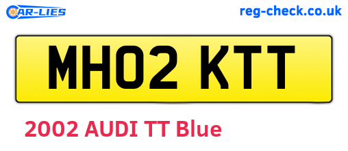 MH02KTT are the vehicle registration plates.
