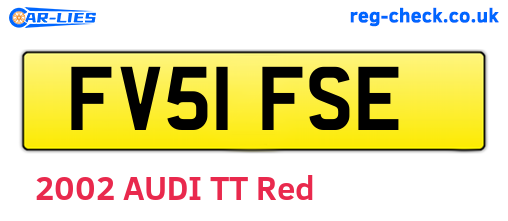 FV51FSE are the vehicle registration plates.
