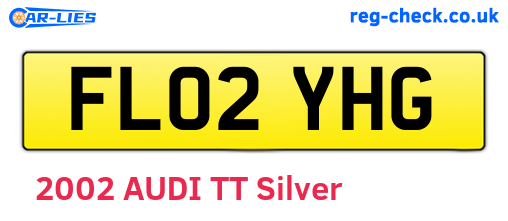 FL02YHG are the vehicle registration plates.