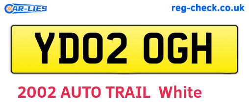 YD02OGH are the vehicle registration plates.