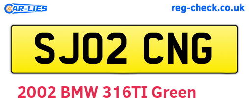 SJ02CNG are the vehicle registration plates.