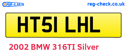 HT51LHL are the vehicle registration plates.