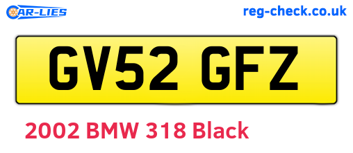 GV52GFZ are the vehicle registration plates.