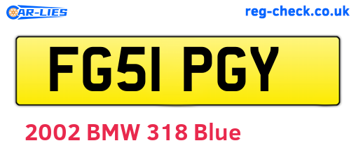 FG51PGY are the vehicle registration plates.