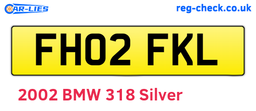 FH02FKL are the vehicle registration plates.