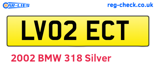 LV02ECT are the vehicle registration plates.