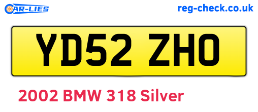 YD52ZHO are the vehicle registration plates.