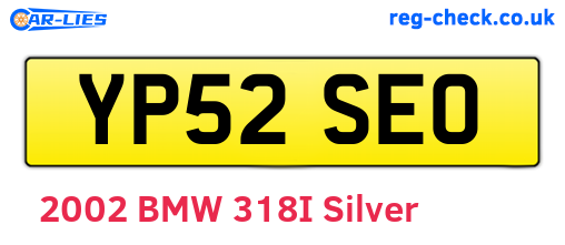 YP52SEO are the vehicle registration plates.