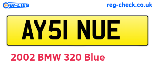 AY51NUE are the vehicle registration plates.
