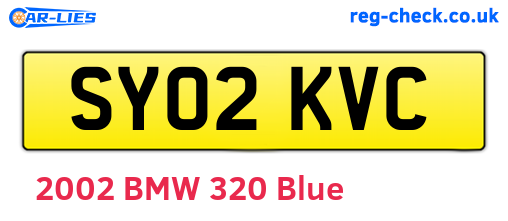 SY02KVC are the vehicle registration plates.