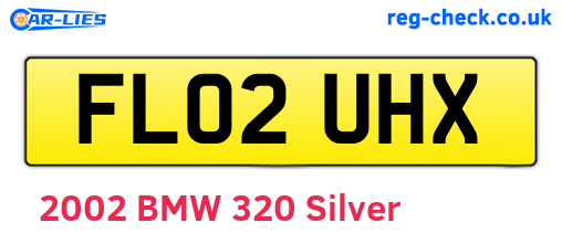 FL02UHX are the vehicle registration plates.
