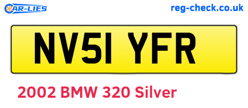 NV51YFR are the vehicle registration plates.