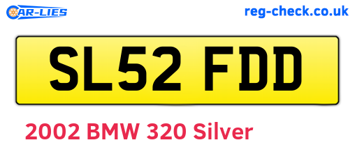 SL52FDD are the vehicle registration plates.