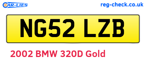 NG52LZB are the vehicle registration plates.