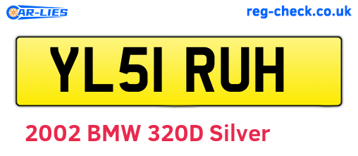 YL51RUH are the vehicle registration plates.