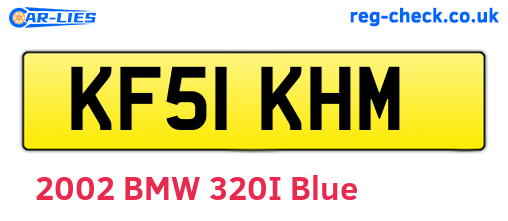 KF51KHM are the vehicle registration plates.
