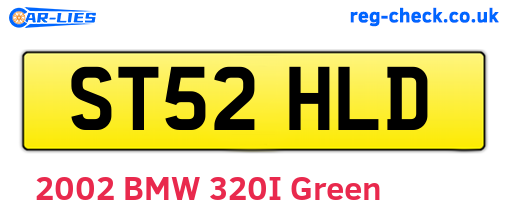 ST52HLD are the vehicle registration plates.