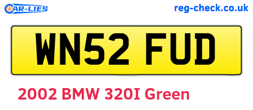 WN52FUD are the vehicle registration plates.