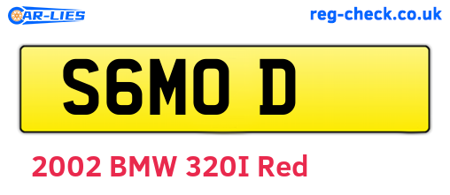 S6MOD are the vehicle registration plates.