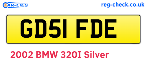 GD51FDE are the vehicle registration plates.