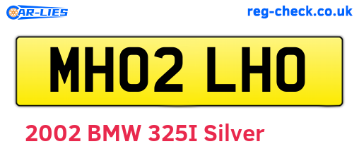 MH02LHO are the vehicle registration plates.