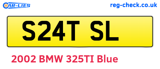 S24TSL are the vehicle registration plates.
