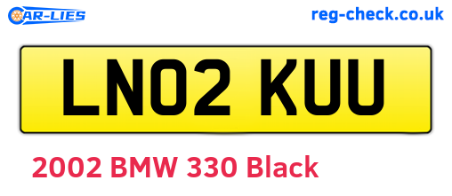 LN02KUU are the vehicle registration plates.