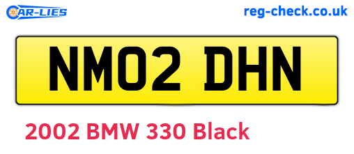 NM02DHN are the vehicle registration plates.