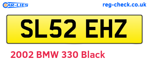 SL52EHZ are the vehicle registration plates.