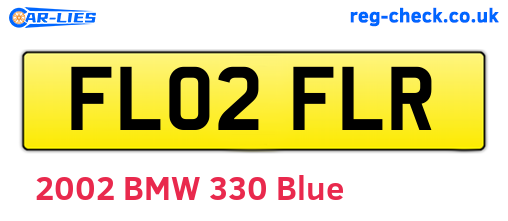 FL02FLR are the vehicle registration plates.