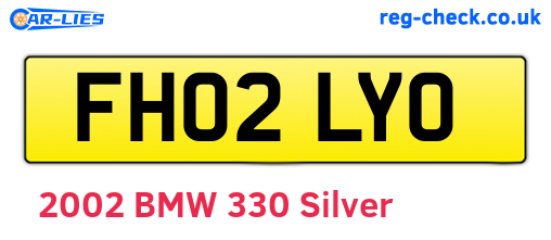 FH02LYO are the vehicle registration plates.