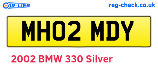 MH02MDY are the vehicle registration plates.