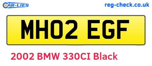MH02EGF are the vehicle registration plates.