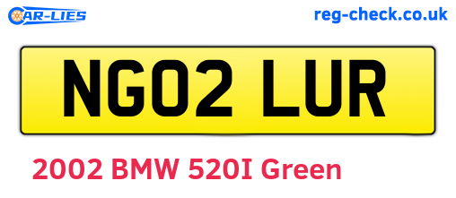 NG02LUR are the vehicle registration plates.