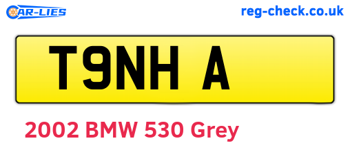 T9NHA are the vehicle registration plates.