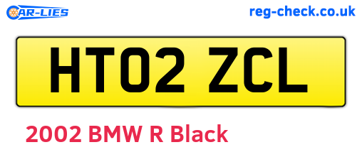 HT02ZCL are the vehicle registration plates.