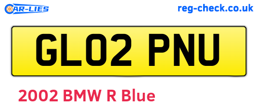 GL02PNU are the vehicle registration plates.