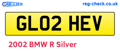 GL02HEV are the vehicle registration plates.