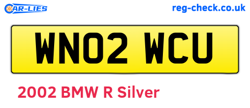 WN02WCU are the vehicle registration plates.