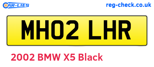 MH02LHR are the vehicle registration plates.