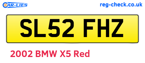 SL52FHZ are the vehicle registration plates.