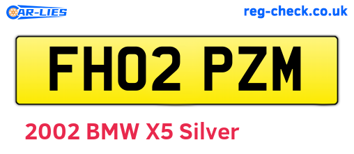 FH02PZM are the vehicle registration plates.