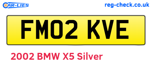 FM02KVE are the vehicle registration plates.
